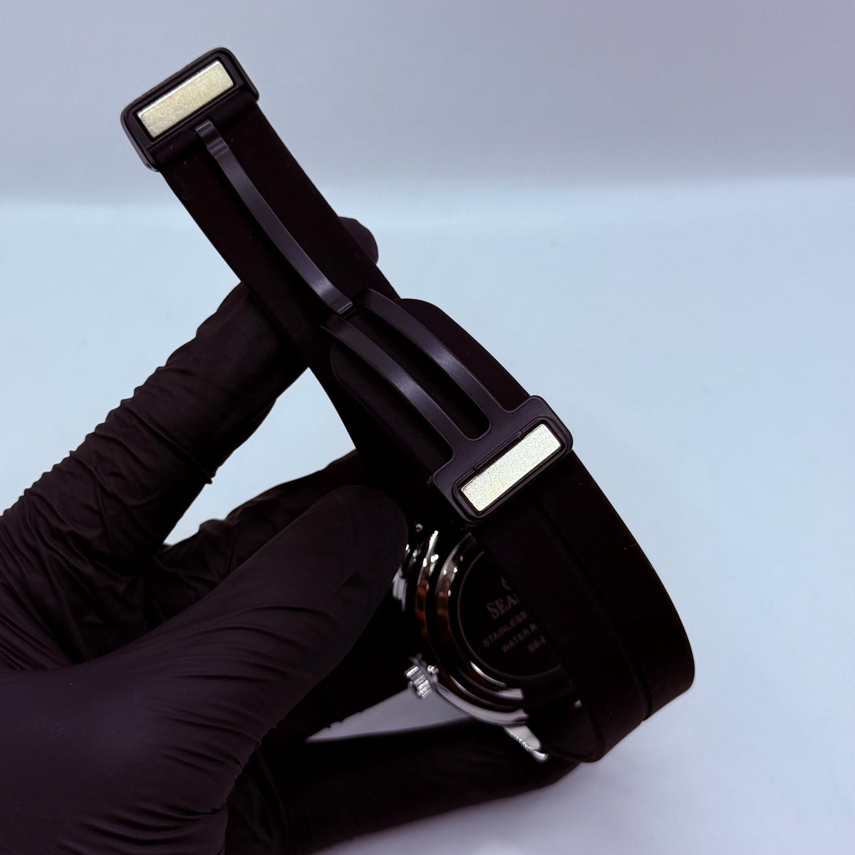 Rotating Wheel Watch With Silicone Strap